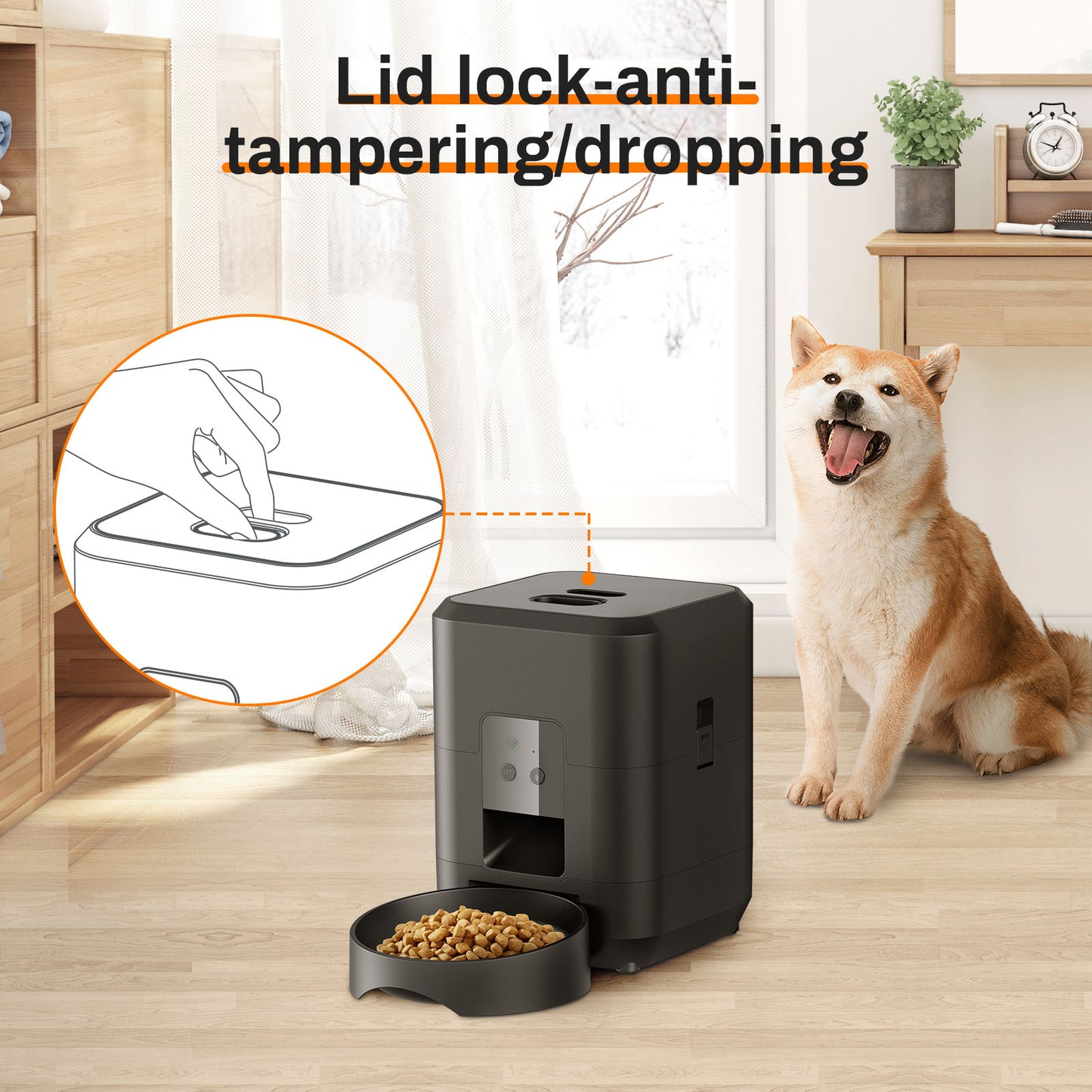 Pawzzle Solo | Smart WiFi Automatic Pet Feeder (2L)