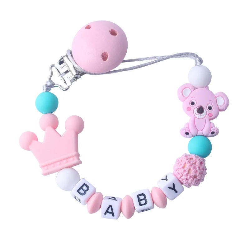 Custom Personalized Name Pacifier Chain for Baby