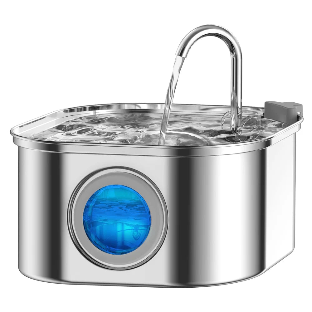 Pawzzle Flow | Smart Stainless Steel Pet Fountain (3.2L)